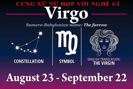 Cung Xử Nữ hợp nhất với nghề gì, làm gì