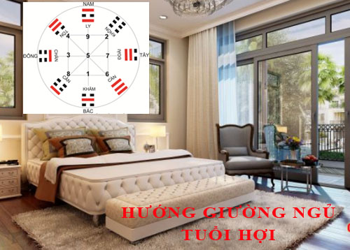 Hướng dẫn cách kê và đặt hướng giường ngủ hợp phong thuỷ cho tuổi Hợi