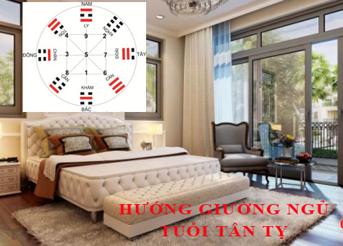 Hướng dẫn cách kê và đặt hướng giường ngủ hợp phong thuỷ cho tuổi Tân Tỵ