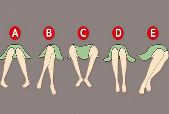 Nhìn tư thế ngồi, đoán ngay tính cách