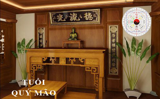 Xem hướng phòng thờ, bàn thờ hợp phong thuỷ cho tuổi Quý Mão