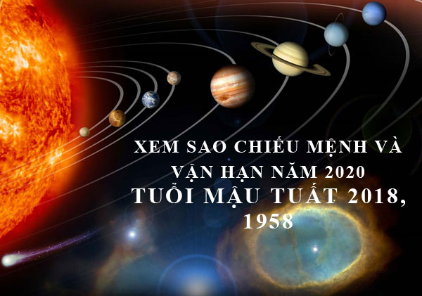 Xem vận hạn và sao chiếu mệnh năm 2020 tuổi Mậu Tuất 1958, 2018
