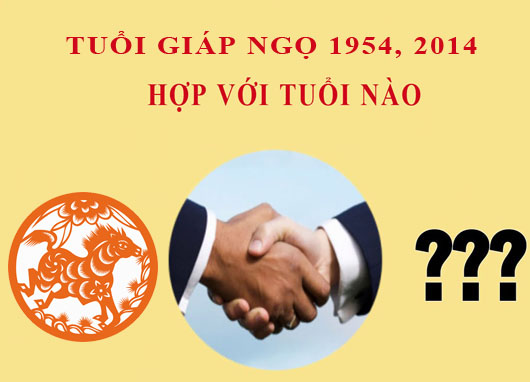 Sinh năm 2014 Giáp Ngọ hợp với tuổi nào?