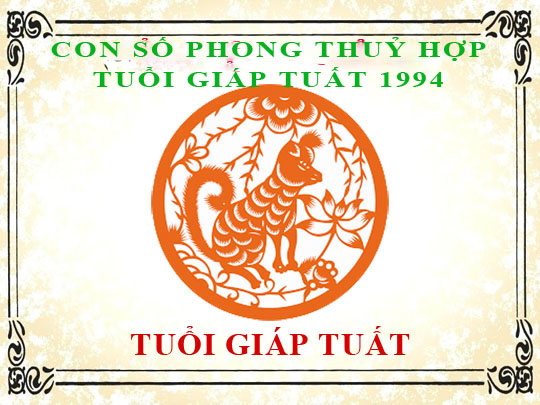 Tuổi Giáp Tuất sinh năm 1994 hợp với số mấy, và con số đường đời số nào?